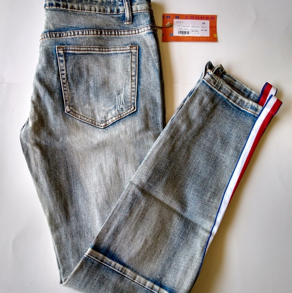 Cooper 9 Distressed Jeans Size 36 - Picture 1 of 7